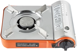 Плита газовая портативная ENERGY GS-400 (кейс, 2 типа подкл. газа)