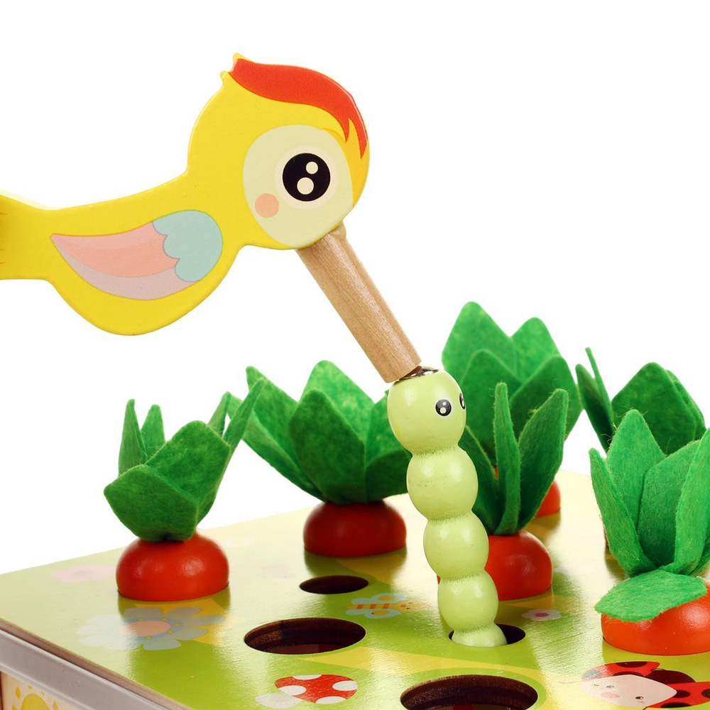 Развивающая игрушка деревянная Сортер обьемный 6 в 1, коробка C-41841