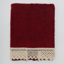 Полотенце 60х110 Old Florence Rombetti бордовое