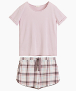 Женская пижама Atlantic, 1 шт. в уп., модал, пудровая, NLP-512