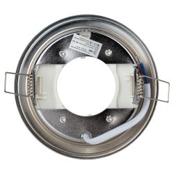 Светильник встраиваемый ЭРА KL35 SN/CH под лампу GX53 сатин никель/хром | Встраиваемые светильники Для ламп GX53