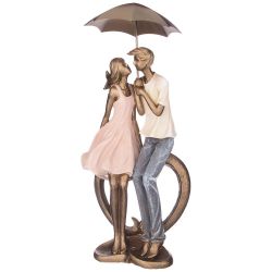 СТАТУЭТКА "ВЛЮБЛЕННЫЕ" 17,5*10,5 СМ. ВЫСОТА=38,5 СМ. СЕРИЯ "ФЬЮЖН" (КОР=4ШТ.)