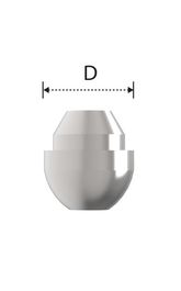Лабораторный защитный колпачок Ø4.5 мм для полировки ортопедических конструкций