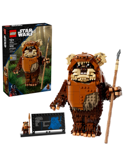 Конструктор Лего Звёздные Войны Эвок Викет 75430 | LEGO Star Wars Wicket the Ewok сборная фигурка Эвока 1010 деталей 12+