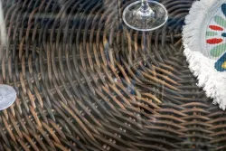 "Барселона" лаунж-зона из искусственного ротанга, цвет коричневый