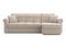 Диван угловой с оттоманкой Палермо 1,2 - Velutto 17 бежевый/кант Velutto 17 бежевый