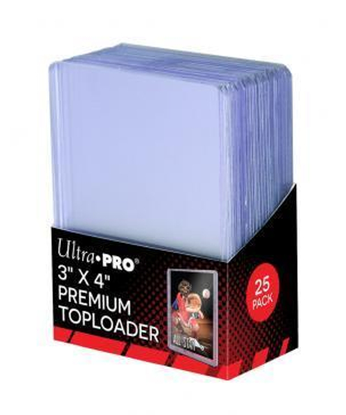 Ultra Pro - Жесткие прозрачные премиум протекторы (toploader) 25 штук