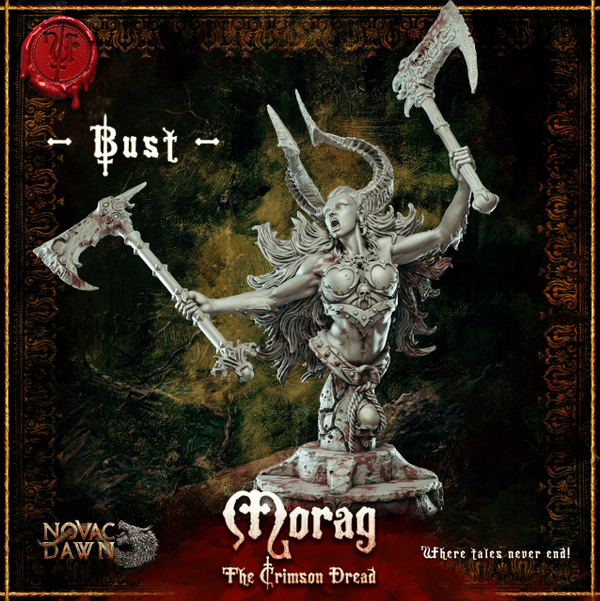 Бюст Багровый ужас Morag - The Crimson Dread