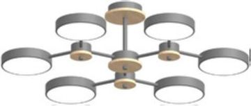 Потолочный cветильник LED4U L3216-730 GR