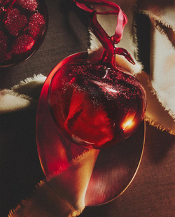 ZARA HOME УКРАШЕНИЯ ДЛЯ РОЖДЕСТВЕНСКОЙ ЁЛКИ В ФОРМЕ ЯБЛОКА, КРАСНЫЙ