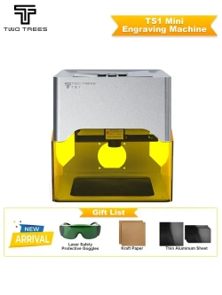 Twotrees TS1 Портативный мини-лазерный гравер CNC Bluetooth станок DIY для нанесения логотипов