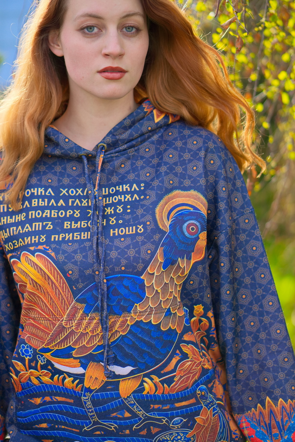 Худи «Петушок и курочка» (серия "Русский лубок")