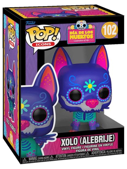 Фигурка Funko POP! Icons Dia De Los Muertos Xolo (Alebrije) (102) 86576 / Фигурка Фанко ПОП! в виде культового символа мексиканской культуры, Ксоло