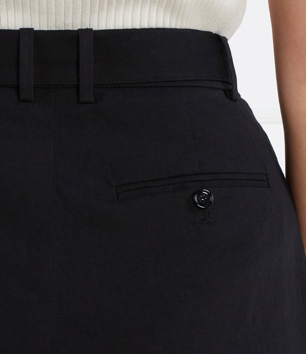 Льняное шорты Tannah1 BOSS BLACK - черный(50514830)