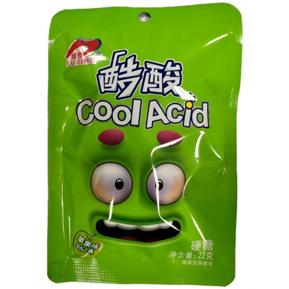 Леденцы Luxing Cool Acid Кислые Яблоко