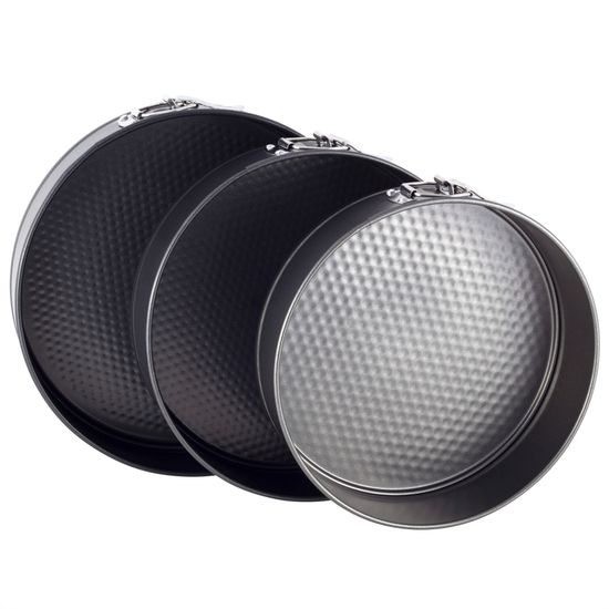 Набор разъемных форм для выпечки 3 шт Ofenbach NB 100700 (d24; 26; 28 см) из углеродистой стали