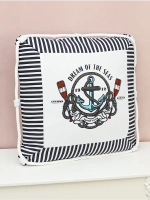 Декоративная подушка в морском стиле 40*40 см