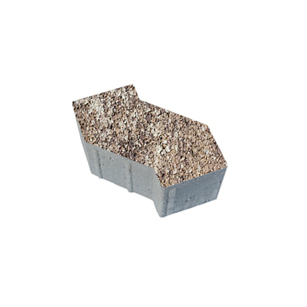 Тротуарная плитка S-ФОРМА В.3.Ф.10, 172х94х100мм Листопад гранит Хаски