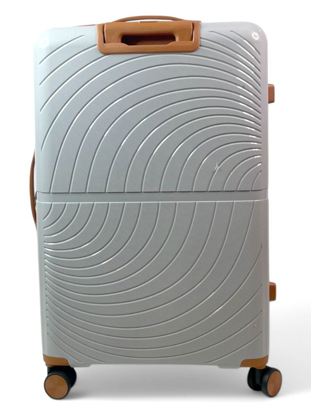 Большой чемодан Bon-Voyage PP Wave, Светло-серый, L