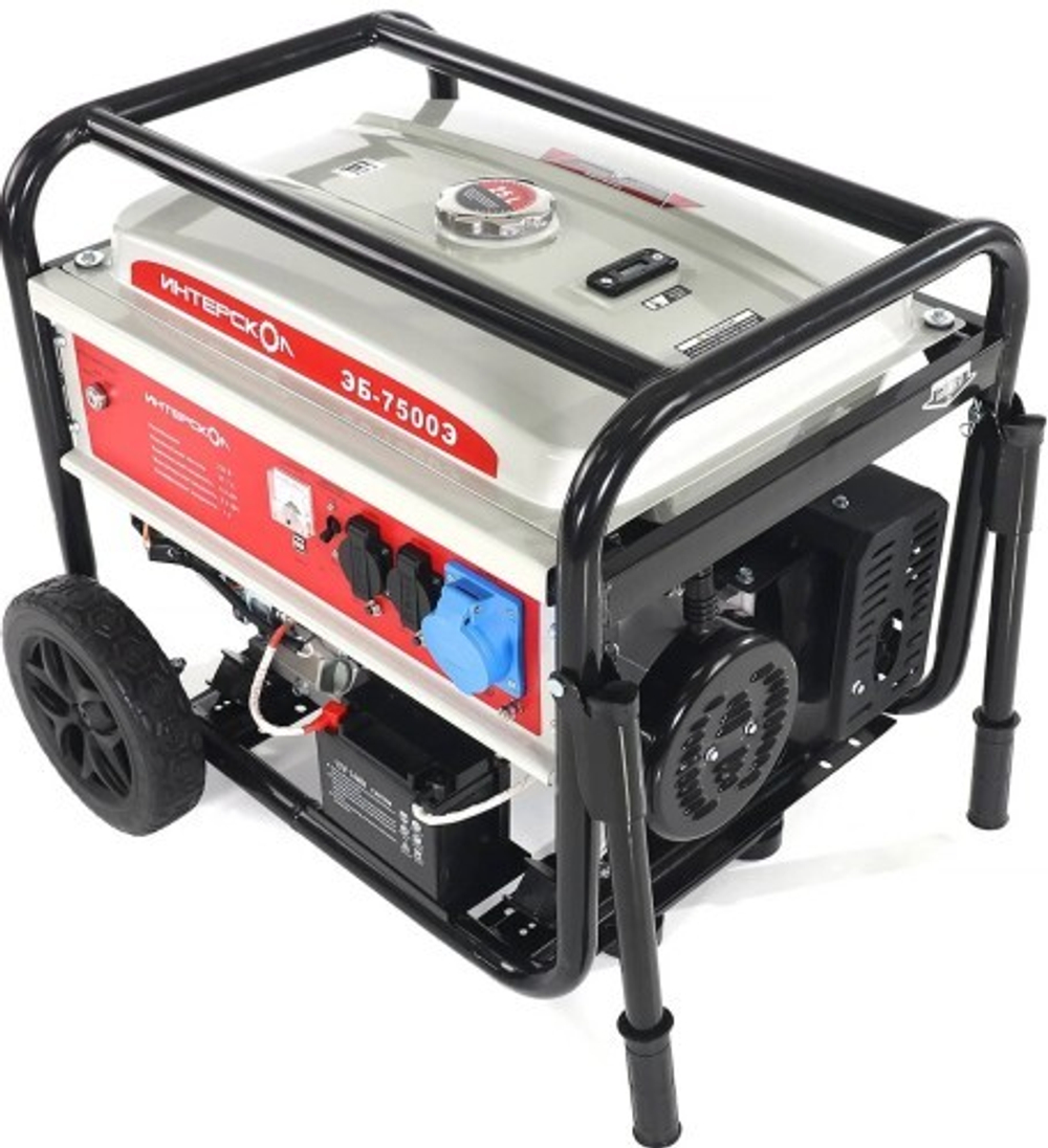 Генератор бензиновый ИНТЕРСКОЛ ЭБ-7500Э 796.0.0.40