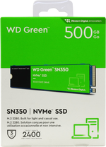 SSD 500 Gb M.2 2280 M WD  Green SN350  &lt;WDS500G2G0C&gt;