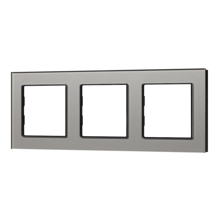 Рамка стеклянная FRM-GLARE-GS-3-GR Arlight 043801