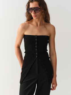 Вязаный корсет BUTTON