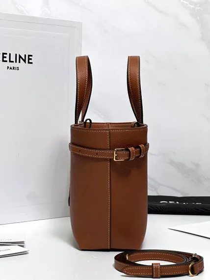 Сумка Celine CABAS ANAÏS CUIR TRIOMPHE коричневая