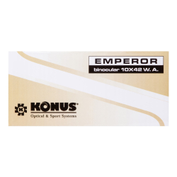 Бинокль Konus Emperor 10x42 WA Green — Konus логтип