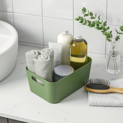 IKEA UPPDATERA  (ИКЕА УППДАТЕРА)  -  Контейнер, зеленый, 24x17 см