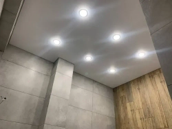 Встраиваемый, точечный потолочный светильник GX53, белый глянец, комплект 10шт