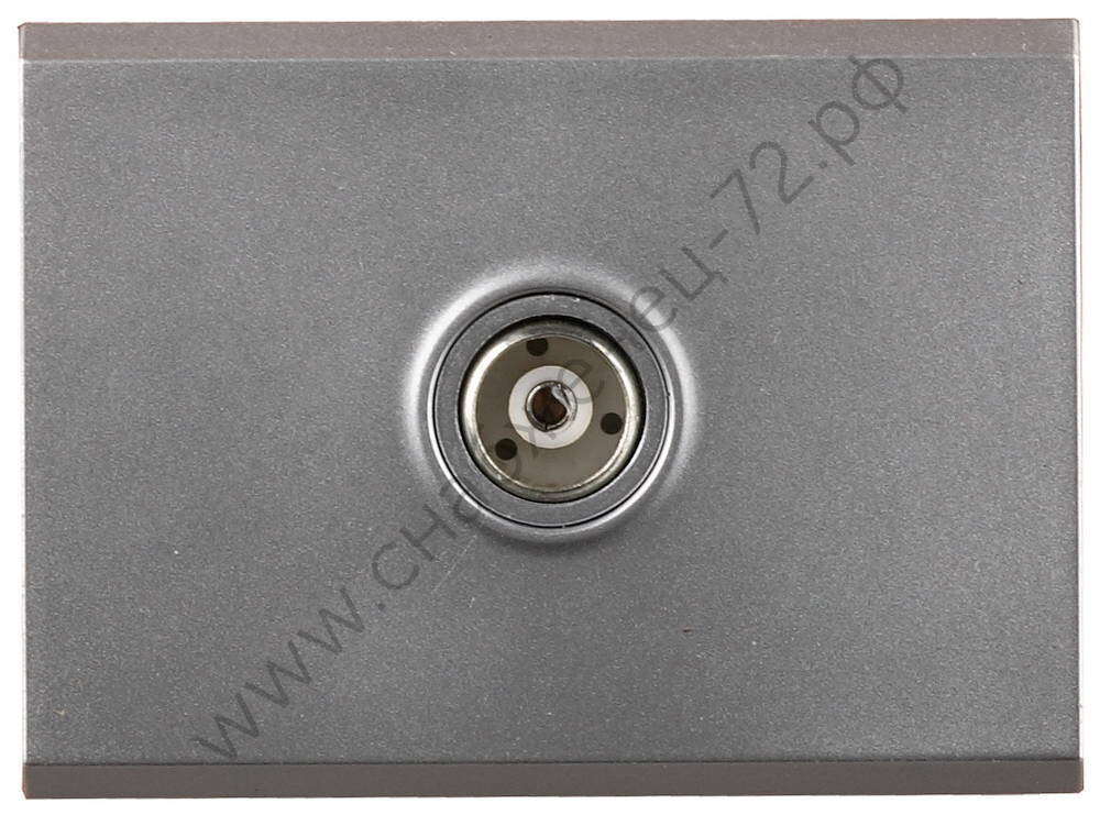 СВЕТОЗАР Эффект, без вставки и рамки, Телевизионная розетка (SV-54415-SM)