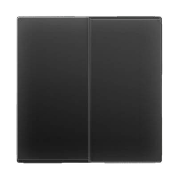 Выключатель Werkel двухклавишный черный матовый W1120008 4690389156700