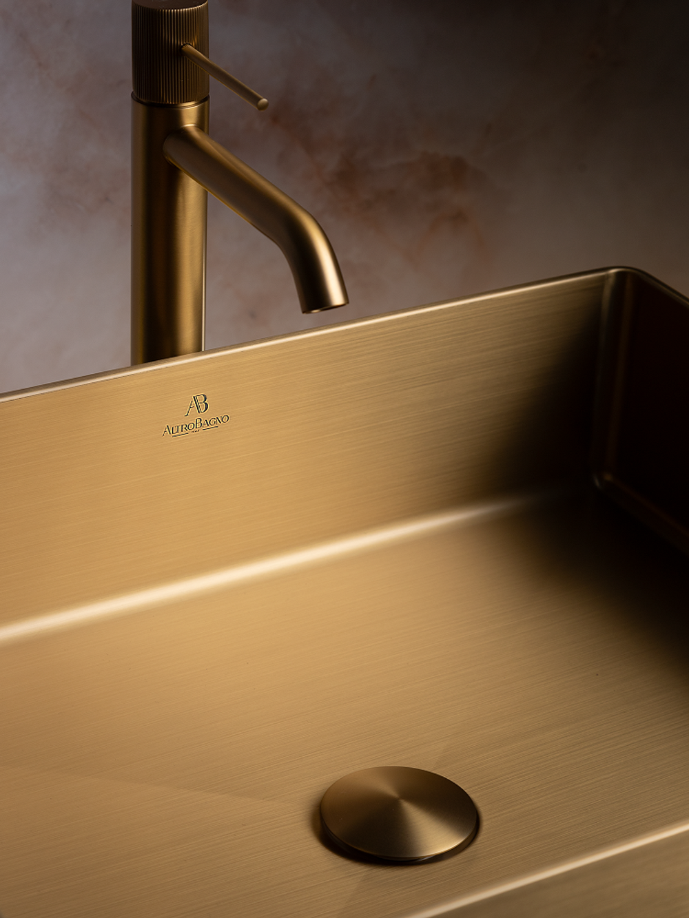 Раковина AltroBagno Accordo 001009 OrSp из нержавеющей стали