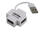 Картридер USB - Xaб SmartBuy SBHA-6900 4 порта