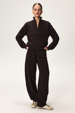 Олимпийка утеплённая Баклажан