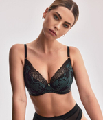 Бюстгальтер пуш-ап Moon на косточках (Размер: 70G) (Цвет: черный)