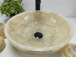 Раковина из оникса Bowl Yellow TinLip BO-61062 40*40*15