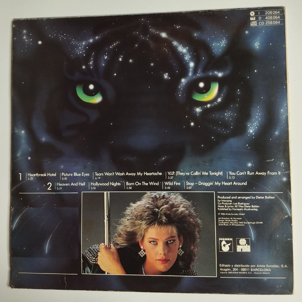 Винтажная виниловая пластинка LP C.C. Catch Welcome To The Heartbreak Hotel (Испания 1986)