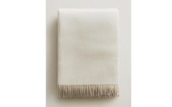 Zara Home плед из шерсти, хаки, 140x190 см