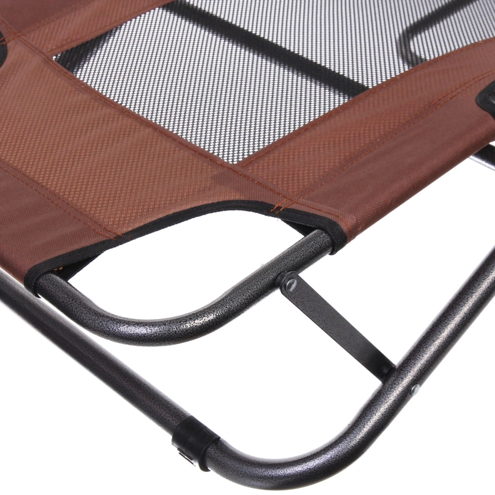 Шезлонг-раскладушка «Эспрессо»,60*108(153)*82 см, 2 положения, сетка