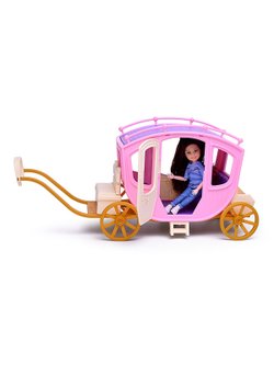 Игровой набор Карета с лошадью и куклой (631A)