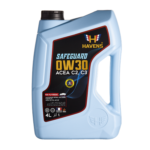 HAVENS SAFEGUARD SAE 0W30 ACEA C2 C3, API SP, SN PLUS, SN/CF 4л