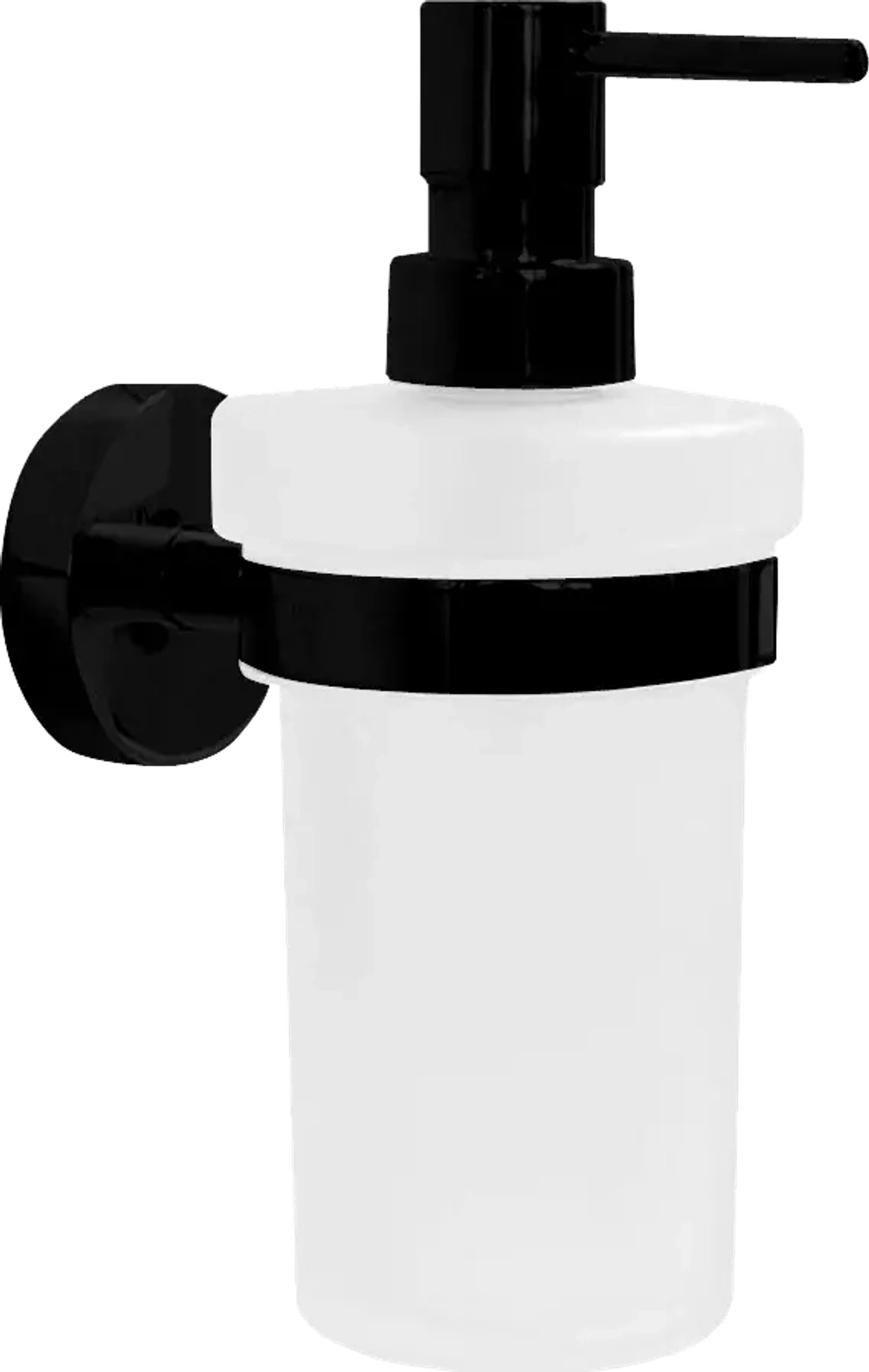 Настенный дозатор для жидкого мыла (стекло) dark 104109010