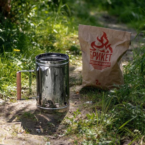 Стартер для быстрого розжига угля нержавеющая сталь (HS-KP-02) Helios