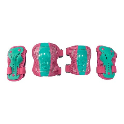 Детская защита для катания Тech Team SAFETY LINE 300 розовая размер M