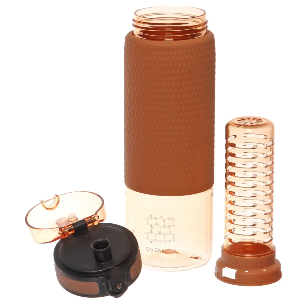 Бутылка спортивная UZSPACE Diamond 5057 с емкостью для фруктов (680 мл)