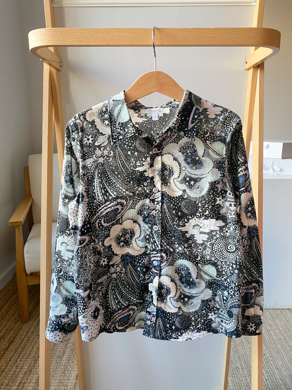 Хлопковая блузка Bonpoint, 128