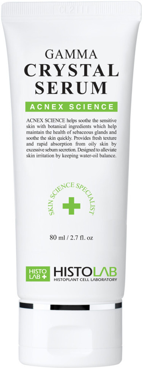Histo LAB Gamma crystal serum Лечебная сыворотка с пептидным комплексом против несовершенств кожи, 80мл