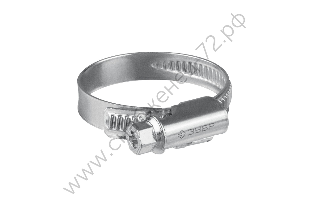 ЗУБР Х-9Н 8-12 мм, накатная лента 9 мм, червячный хомут, цинк, 50 шт (37807-12)